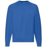 Fruit of the Loom Men's Classic 80 20 Raglan Sweatshirt in Royal | Size: Medium
