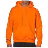 Gildan Men's Heavy Blend Hoodie in Burnt Orange | Size: Small