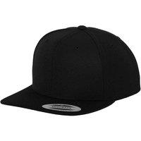 Flexfit Men's Classic Snapback Cap in Jet Black