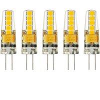Harper Living 2 Watts G4 LED Bulb Clear Capsule Warm White Non-Dimmable, Pack of 5