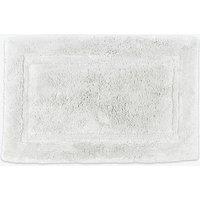 Allure Bath Fashions Bamboo Cotton Non-Slip Bath Mat in White