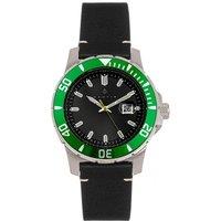 Dive Pro 200 Leather-Band Watch with Date