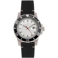 Dive Pro 200 Leather-Band Watch with Date