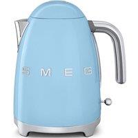 Smeg KETTLE & 2 SLICE TOASTER Set 1.7L 3Kw Stainless Steel in PASTEL BLUE in Light Blue