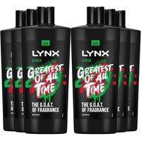 Lynx Men's G.O.A.T 'Shower Gel' XXXL Africa 700ml, 6 Pack in Green