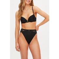 KBX Women's Harper Smooth Padded Plunge Bra in Black | Size: 38DD