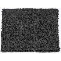 Allure Bath Fashions Jumbo Bobble Bath Mat - Non Slip, Luxury Deep Pile Bath Rug in Charcoal