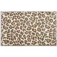 Allure Bath Fashions Leopard Bath Mat Non-Slip in Natural