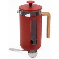 La Cafetiere 2pc Cafetire Set with Pisa 8-Cup Red Cafetire & Stainless Steel Coffee Measuring Scoop | Size: Large