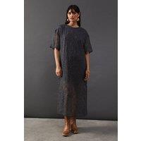 Premium Tissue Organza Midaxi T-shirt Dress