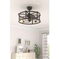 Metal Industrial Ceiling Fan Light