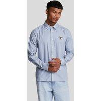 Lyle & Scott Men's Shepherd Check Shirt Blue White | Size: Large