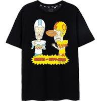 Beavis and Butthead Men's Short Sleeved T-Shirt | Black | Official Merch | Size: 2XL