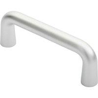Loops Rounded D Shaped Bar Handle 150mm x 22mm Diameter Satin Anodised Aluminium