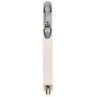 Loops 8 Inch Lever Action Flush Bolt Radius Forend 204 x 20mm Satin Steel in Metallics