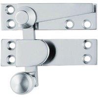 Loops Quadrant Arm Sash Window Fastener 70 x 20mm 35mm Projection Satin Chrome