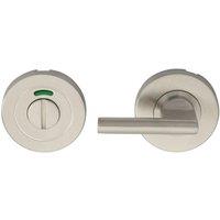 Loops Disabled Turn Lock & Release Handle With Indicator Satin Stainless Steel in Metallics