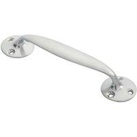 Loops Victorian Bow Shaped Pull Handle 152mm Length 32mm Proj Satin Chrome