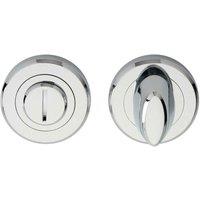 Loops Thumbturn Lock & Release Handle Beveled Edge Concealed Fix Polished Chrome