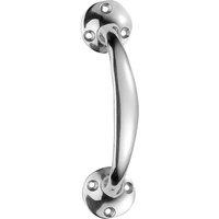 Loops Victorian Bow Shaped Pull Handle 152mm Length 32mm Proj Polished Chrome
