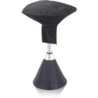 Primrose Dust & Rain Proof Cover Freestanding Patio Heaters 84cm x 78cm in True Black | Size: 84 cm x 78 cm