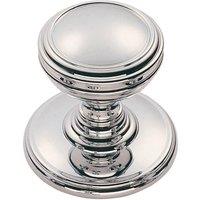 Loops Ringed Tiered Cupboard Door Knob 30mm Diameter Polished Chrome Cabinet Handle