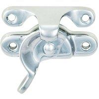 Loops Fitch Pattern Sash Window Fastener 49mm Fixing Centres Polished Chrome