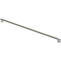 Loops Keyhole Bar Pull Handle 588 x 14mm 576mm Fixing Centres Satin Nickel & Chrome in Metallics