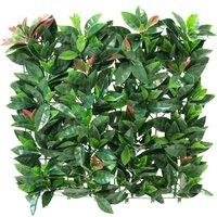 Primrose American Beech Artificial Patio Hedge 16 Panels 50cm x 50cm in None | Size: 50 cm x 50 cm