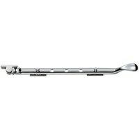 Loops Victorian Casement Window Stay 300mm Length 2 Pins Included Polished Chrome