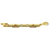 Loops Victorian Casement Window Stay 270mm Length 2 Pins Included Polished Brass in Metallics