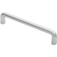 Loops Rounded D Shaped Bar Handle 300mm x 22mm Diameter Satin Anodised Aluminium