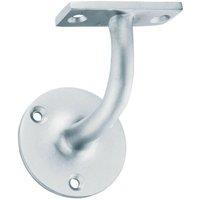 Loops Heavyweight Handrail Bannister Bracket 80mm Projection Satin Chrome
