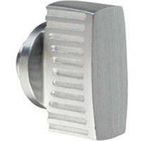 Loops Large Thumbturn with Grip to Suit Cylinder 34 x 28.5 x 13.5mm Satin Chrome