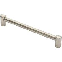 Loops Round Tube Pull Handle 244 x 16mm 224mm Fixing Centres Satin Nickel in Metallics