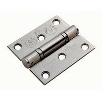 Loops PAIR 76 x 67 x 2.5mm Ball Bearing Hinge Satin Stainless Steel Interior Door in Metallics