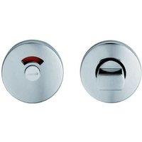Loops Thumbturn Lock & Release Handle With Indicator Polished Anodised Aluminium