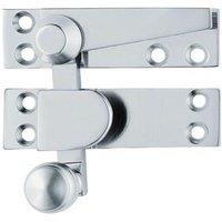 Loops Quadrant Arm Sash Window Fastener 70 x 20mm 35mm Projection Polished Chrome