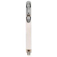 Loops 8 Inch Lever Action Flush Bolt Radius Forend 204 x 20mm Polished Steel in Metallics