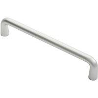 Loops Rounded D Shaped Bar Handle 450mm x 22mm Diameter Satin Anodised Aluminium
