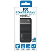 FX 10, 000 mAh 'Powerbank' with Type-C 3A Output Black