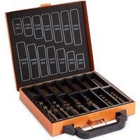 VonHaus 99 Piece HSS/HSCO M35 Cobalt Drill Bits Set in Orange