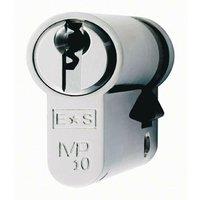 Loops 42mm Euro Single Cylinder Lock Master Key 10 Pin Satin Chrome Door Lock