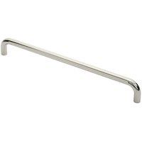 Loops Round D Bar Pull Handle 469 x 19mm 450mm Fixing Centres Bright Steel in Metallics
