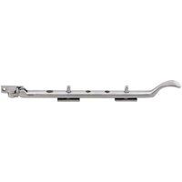 Loops Victorian Casement Window Stay 210mm Length 2 Pins Included Satin Chrome