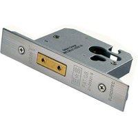 Loops 76mm Euro Profile Deadlock Strike Plate Included Satin Stainless Steel in Metallics