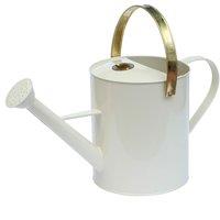 simpa 5 Litre Copper & Cream Steel Watering Can with Rose