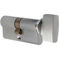 Loops Large Style Thumbturn to Suit Cylinder 34 x 27.5 x 12mm Satin Chrome