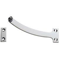 Loops PAIR Quadrant Arm Casement Window Stay 150mm Polished Chrome Window Fitting