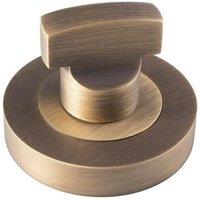 Loops Thumbturn Lock & Release Handle Concealed Fix Round Rose Antique Brass in Metallics